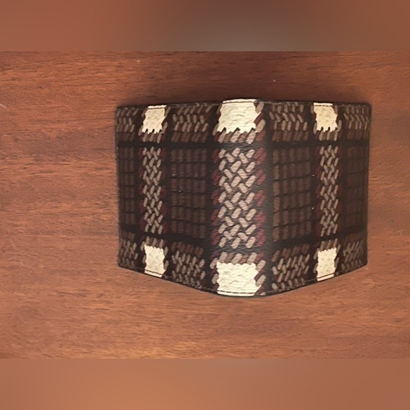 NEW COACH 3 In 1 Wallet With Plaid Print - Picture 4 of 7